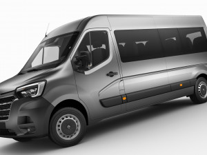 renault master bus l3h2 2019 Model 3D