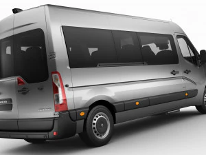 renault master bus l3h2 2019 3D Model