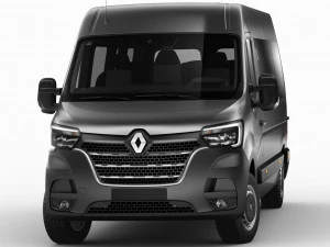 renault master bus l3h2 2019 3D Model