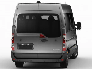 renault master bus l3h2 2019 3D Model