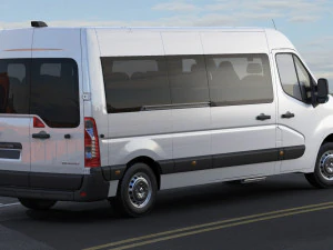 renault master bus l3h2 2019 3D Model