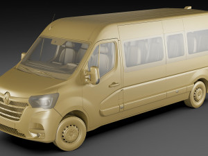 renault master bus l3h2 2019 Model 3D