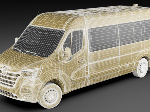 renault master bus l3h2 2019 Model 3D