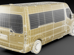renault master bus l3h2 2019 Model 3D