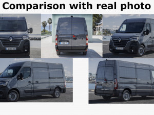 renault master bus l3h2 2019 Model 3D