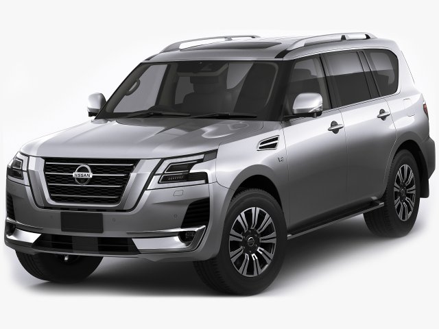 nissan patrol 2020 3Dモデル .c4d .max .obj .3ds .fbx .stl .blend 