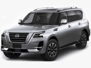 nissan patrol 2020 3D Model