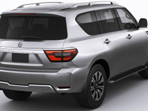 nissan patrol 2020 3Dモデル