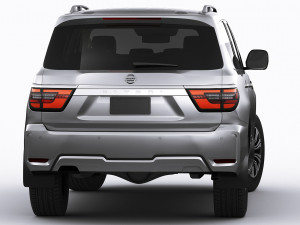 nissan patrol 2020 3Dモデル