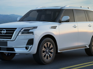nissan patrol 2020 3Dモデル