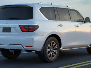 nissan patrol 2020 3Dモデル