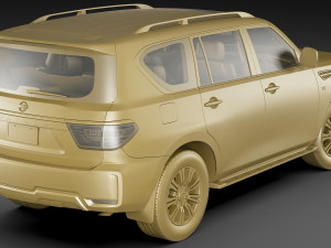 nissan patrol 2020 3Dモデル