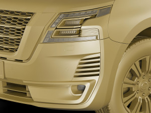 nissan patrol 2020 3Dモデル