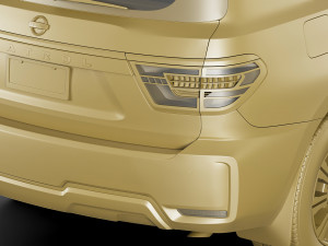 nissan patrol 2020 3Dモデル