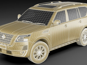 nissan patrol 2020 3Dモデル