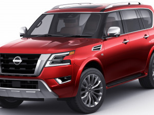 nissan armada 2021 3D Model