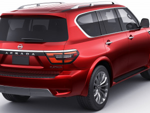 nissan armada 2021 3D Model