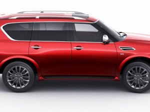 nissan armada 2021 3D Model