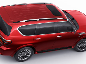 nissan armada 2021 3D Model