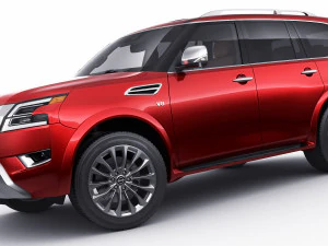 nissan armada 2021 3D Model
