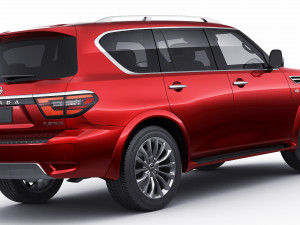 nissan armada 2021 3D Model