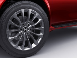 nissan armada 2021 3D Model