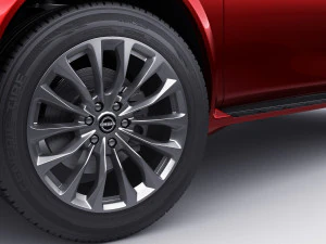 nissan armada 2021 3D Model