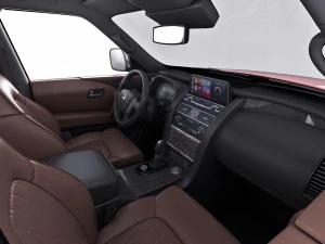 nissan armada 2021 3D Model