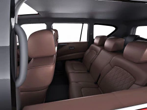 nissan armada 2021 3D Model