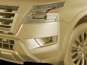 nissan armada 2021 3D Model