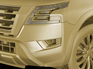 nissan armada 2021 3D Model