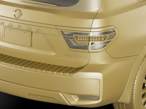 nissan armada 2021 3D Model