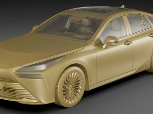 toyota mirai 2022 Modelo 3D