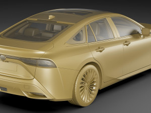 toyota mirai 2022 Modelo 3D