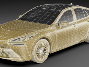 toyota mirai 2022 Modelo 3D