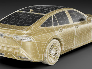 toyota mirai 2022 Modelo 3D