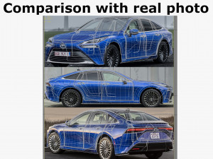toyota mirai 2022 Modelo 3D
