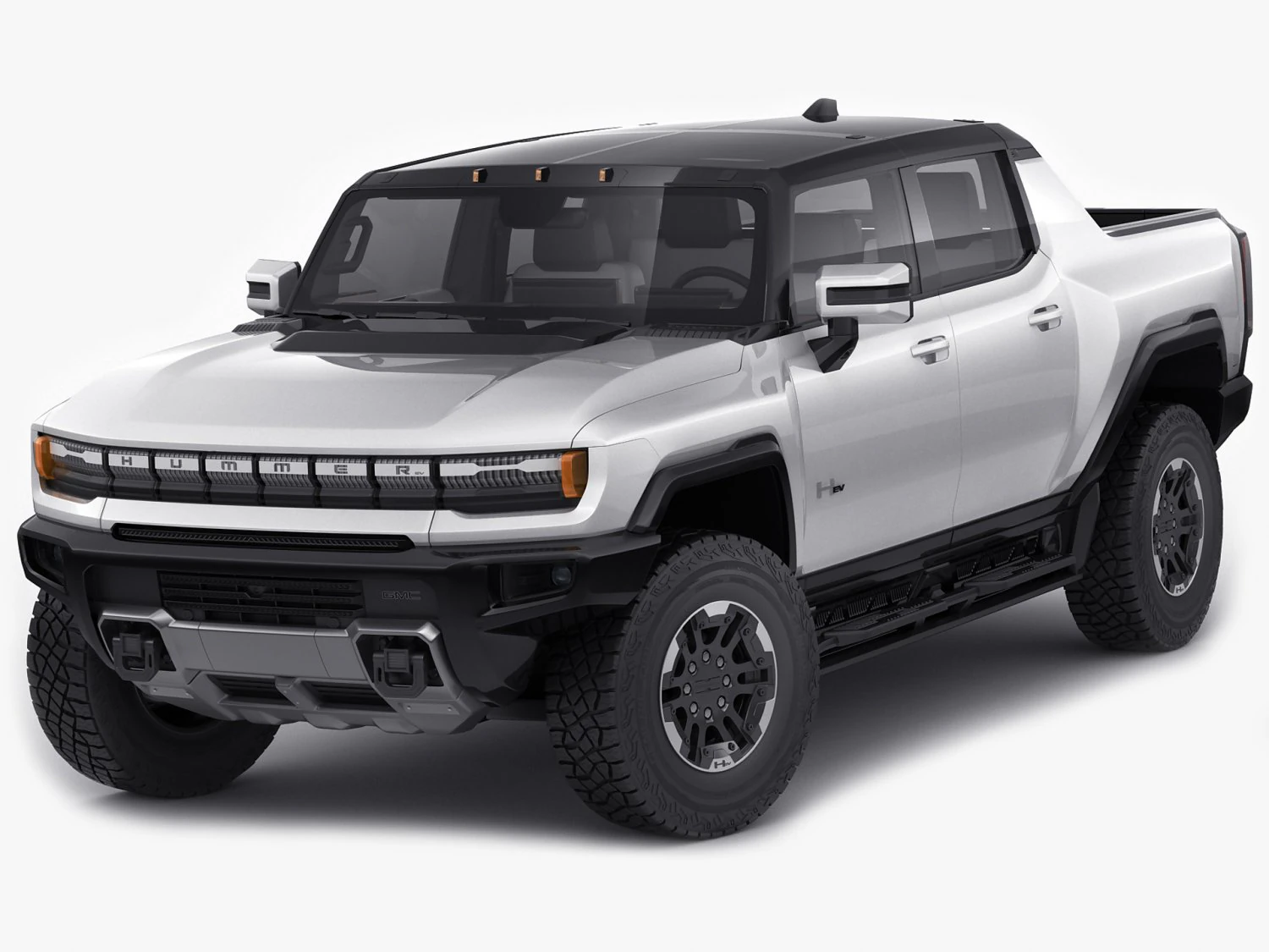 hummer ev electric pick-up 2022 3D Model .c4d .max .obj .3ds .fbx .stl .blend 