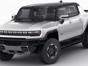 hummer ev electric pick-up 2022 3D Model
