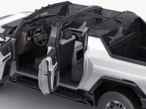 hummer ev electric pick-up 2022 3D मॉडल