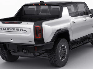 hummer ev electric pick-up 2022 3D Model