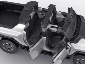 hummer ev electric pick-up 2022 3D Model