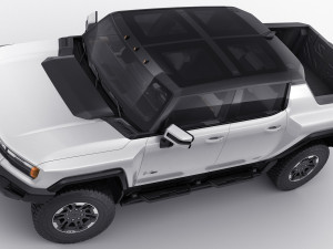 hummer ev electric pick-up 2022 3D मॉडल
