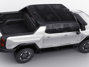 hummer ev electric pick-up 2022 3D मॉडल