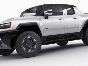 hummer ev electric pick-up 2022 3D मॉडल