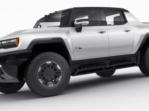 hummer ev electric pick-up 2022 3D Model