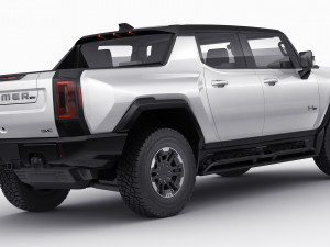 hummer ev electric pick-up 2022 3D मॉडल