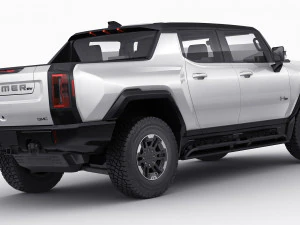 hummer ev electric pick-up 2022 3D Model