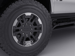 hummer ev electric pick-up 2022 3D मॉडल