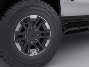 hummer ev electric pick-up 2022 3D Model